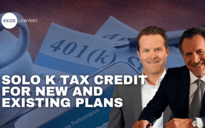 Solo 401K Tax Credit for New and Existing Plans