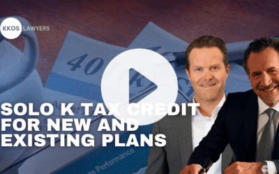 Solo 401K Tax Credit for New and Existing Plans